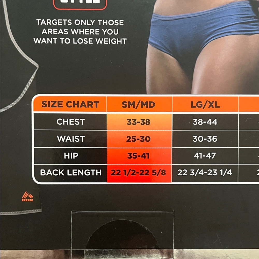 RBX Black Slimming Workout Vest - Picture 6 of 7